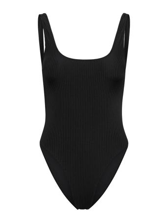 Black Aquaholic Swimsuit Baddräkt Badkläder Svart Understatement Underwear