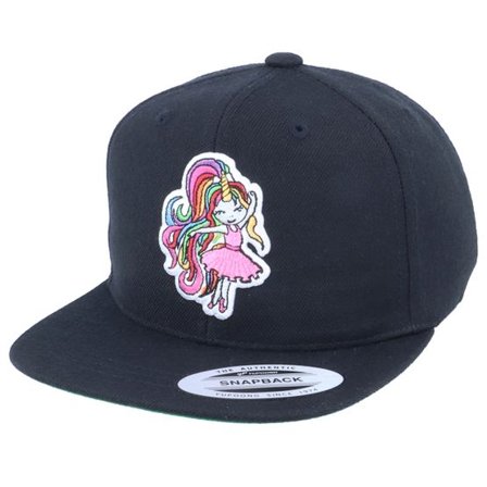 Unicorns - Svart snapback Keps - Kids Unicorn Ballerina Black Snapback @ Hatstore