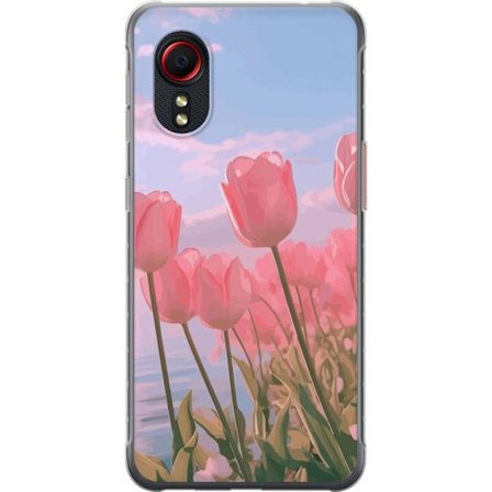 Mobilskal till Samsung Galaxy Xcover 5 med Rosa Tulpaner