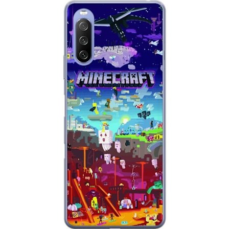 Yhteensopiva Puhelinkuori Sony Sony Xperia 10 III Lite Minecraft