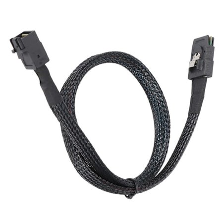 Mini SAS HD SFF-8643 til SFF-8087 Kabel 0,5m Sort 36PIN