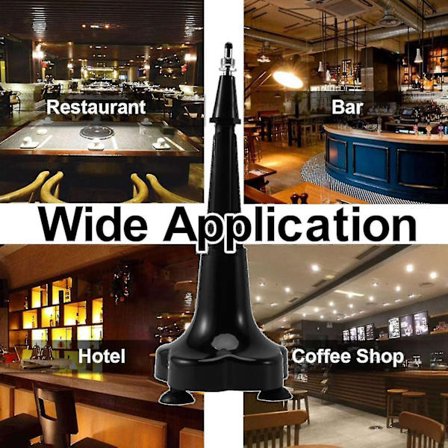 Glassvasker med skyllesystem, bærbar glassblenderrenser med skyllesystem, koppvasker for bar, kaffebar, restaurant