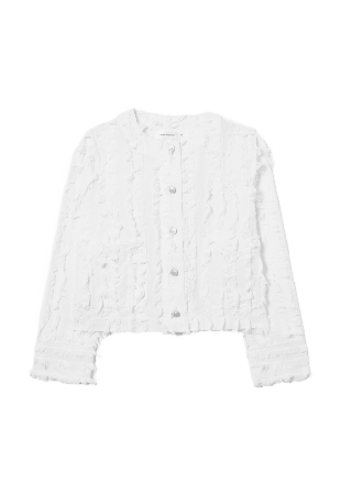 Carin Wester Indoor-jacka med fransar SAJA Kavajer Vit 36