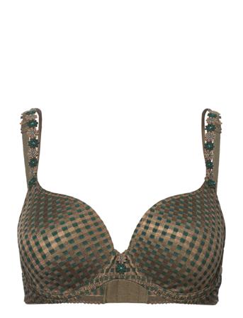 Avero Padded Bra Heartshape Lingerie Bras & Tops Padded Bras Khakigrön Marie Jo