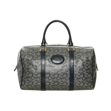 Celine Vintage Pre-owned Vintage C Macadam Boston Taske Grå, Dame Vintage Tasker, Størrelse: ONE Size