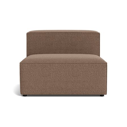 Luksus Lissabon XL Sædemodul - Nordic Brun - 100x100x72cm - Holdbar Modul Sofa med Kvalitetsstof & Krydsfiner Ramme - Møbelkompagniet.dk