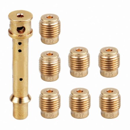 Korvaava kaasuttimen suutinsarja 212cc GX140 GX160 GX200 -moottoreille