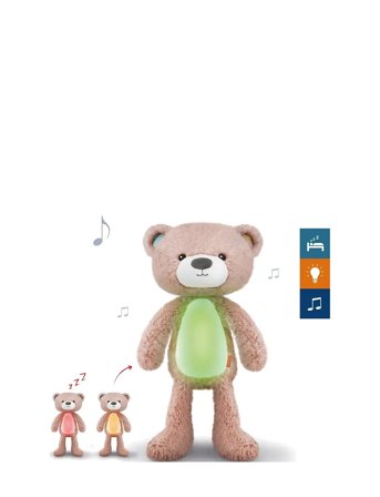 ZAZU Brody The Bear Sleeptrainer - Multi/patterned - ONE SIZE