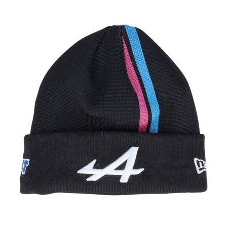 Formula One - Motor Svart cuff Beanie - Kids Alpine F1 F1 24 Team Stripe Knit Black Cuff @ Hatstore