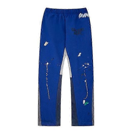 Udenlandske Ordre Gallery Dept Håndmalet Stænk-Blæk Syning Snøre High Street Casual Sweatpants Bootcut Bukser Herre Sport