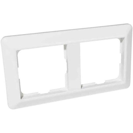 Elko RS Dekkramme for innfelte strømbrytere, 2 rom, Strømbrytere & vegguttak