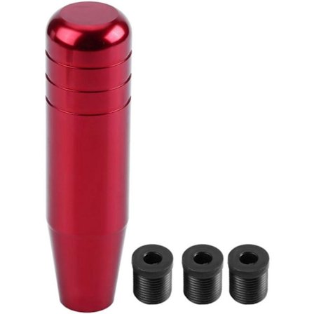 Vaihteenupin 13 cm - Manuaalivaihteen vipu 13 cm, alumiiniseoksesta valmistettu auton manuaalivaihteen vaihteenupin kahva vaihdevipu 13 cm punainen 