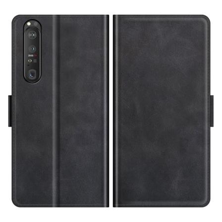 Sony Xperia 1 Iii - Fodral Med Magnetisk Stängning - Svart