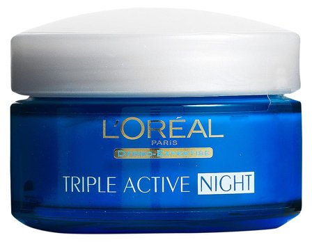 L'Oréal Paris Triple Active Natcreme 50 ml, Skincare, Ansigtspleje, Natcreme