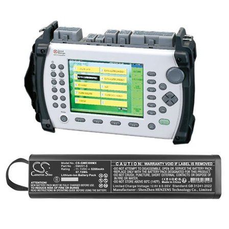 Batteri for test, undersøkelse, utstyr for Anritsu MT9082, MT9082A2, MT9082A8 og andre