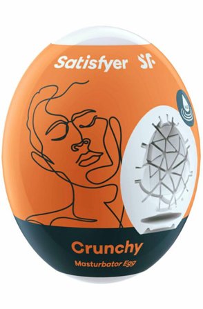 Satisfyer Masturbator-Ei Single Crunchy