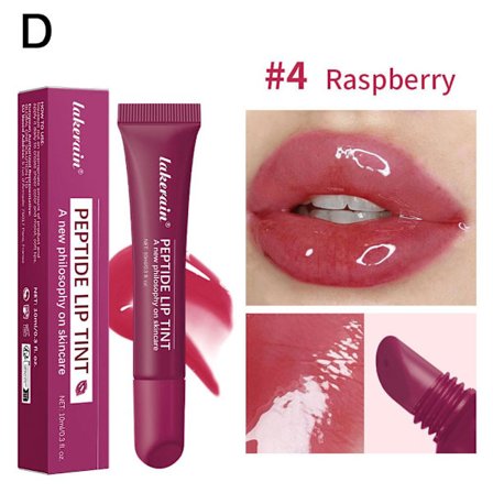 RHODE Lip Gloss Peptid Læbestift Læbefugtende Farvet Gel Lip Glaze Blød Tube Spejl Lip Gloss