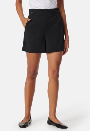 VERO MODA - Vmliva high waist short shorts - Black - Kläder - - Bubbleroom