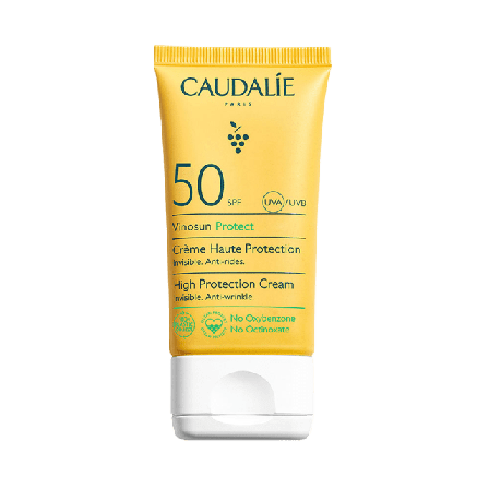 Caudalie Vinosun High Protection Cream SPF50 Solskydd & solvård Unisex 50 ML
