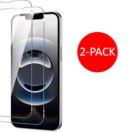 2-Pack iPhone 16e Skärmskydd Härdat Glas Premium