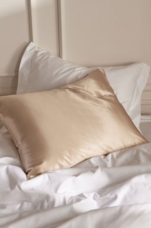 Staycation - Tyynyliina Great silkkiä - Beige - Koristetyynyt & tyynynpäälliset - 50X60 - - Homeroom