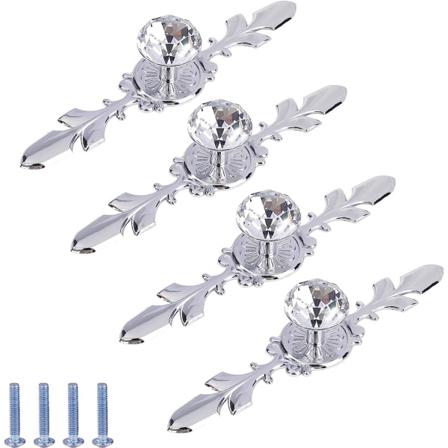 Krystallskuffeknapper Skapdørknapper Skapmøbelskuff