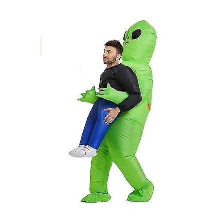 Puhallettava Alien-asu aikuisille Hauskat asut Cosplay_Erikoislahjat