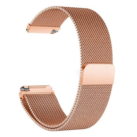 18 mm Huawei TalkBand B5 lyxigt klockarmband i rostfritt stål - Roséguld
