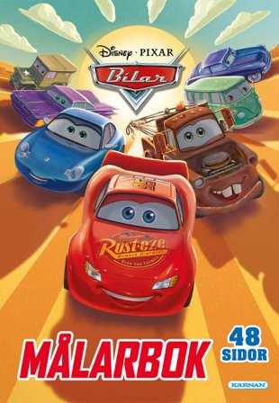 KÄRNAN MÅLARBOK BILAR Skapa & pyssla Unisex ONESIZE