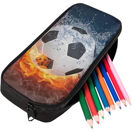 Sport Fodbold Penalhus, Børn Stor Kapacitet Penalhus Penpose Penaletui