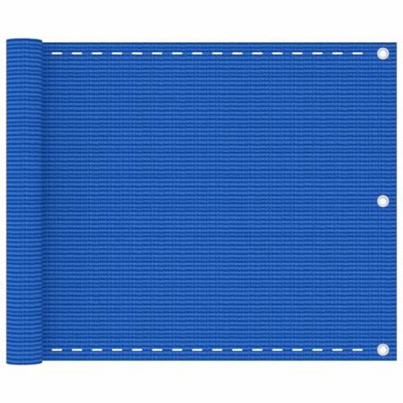 Vidaxl Balkongskärm Blå 75x300 Cm Hdpe Blå