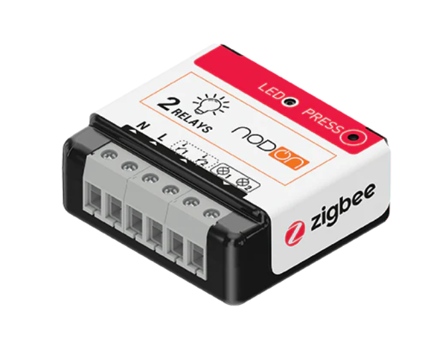 NodOn Lysrele av/på bryter (2 rele)