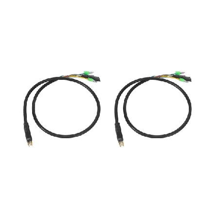 2 stk 60cm E-sykkel 9pin motor konverter forlengelseskabel ledning vanntett kontakt for forhjul bakhjul