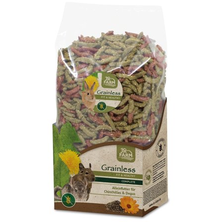 Jr Farm Kornfri Komplett Helse Chinchilla og Degusmat - 600g