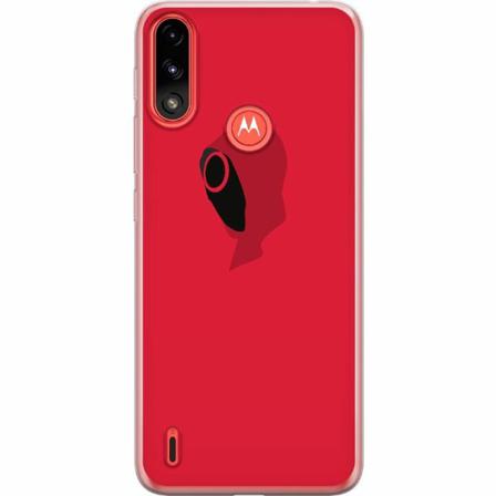 Motorola Moto E7 Power Genomskinligt Skal Squid Game