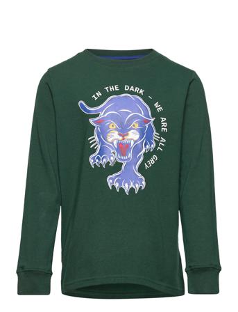 Tndandy L_S Tee T-shirts Long-sleeved T-shirts Grön The New
