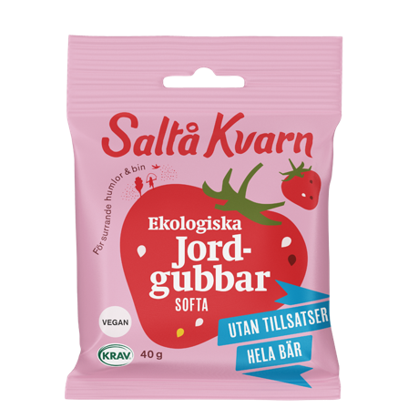 Saltå Kvarn Myke Jordbær 40 g