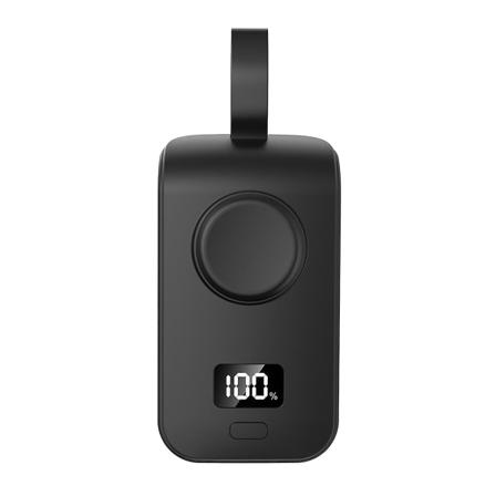 Portabel Trådlös Laddare Power Bank för Klocka 8 7 6 5 4 3 SE Ultra Magnetisk Laddningsstation Svart
