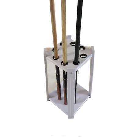 Solid tre biljardkø stativ firkantet 8 hull gulvstående stangholder for biljard - Perfekt