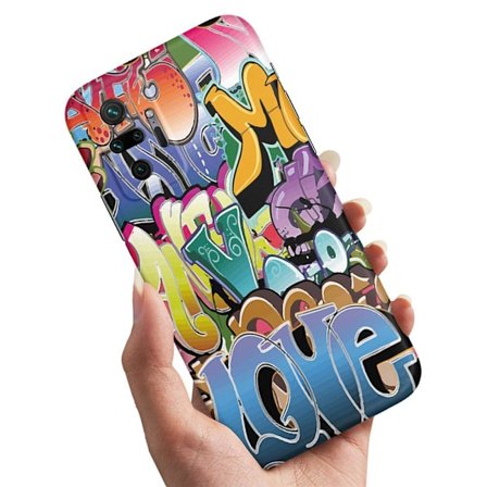 Cover / Mobilcover til Xiaomi Redmi Note 10 Pro - Graffiti