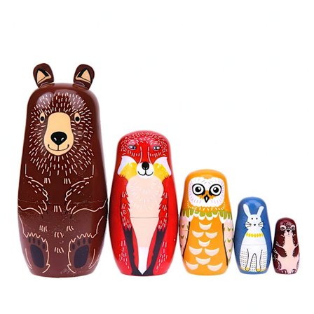 Russiske Dukker / Matryoshka - Babushka dukke – Dyr