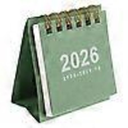 Lille Mini Bordkalender 2026 til Planlægning af Skema 5 stk