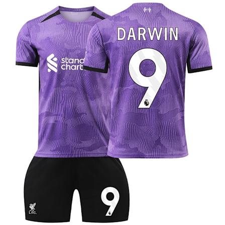 2324 Liverpool FC Toinen Vieraspaita Jalkapallopaita Kausisetti - Darwin L(175-180cm)