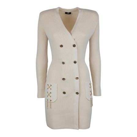 Elisabetta Franchi Knitted Kjole inbo, Dame, Størrelse: XS