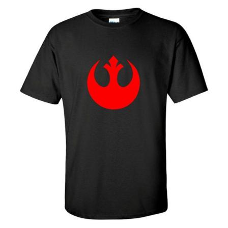 Star Wars Mens Rebel Symbol T-shirt S Svart