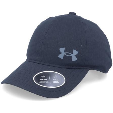 Under Armour Dad Cap / Unconstructed Lippis Musta @ Hatstore | Lippis Armourvent Black Dad Cap / Unconstructed Under Armour
