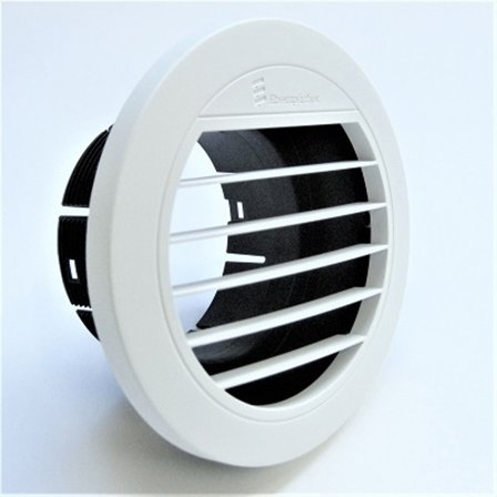 Outlet Eberspächer, 60 mm, open, plastic, white