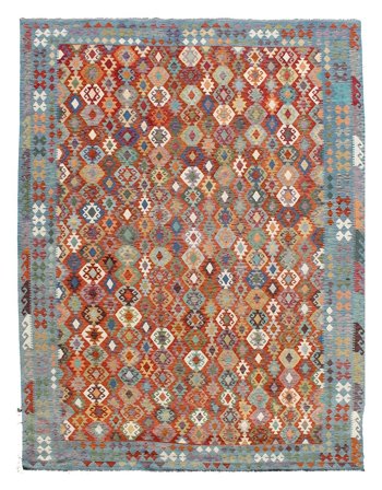 Orientalisk Kelim Afghan Old Style Matta 315X496 Stor Ull, Afghanistan