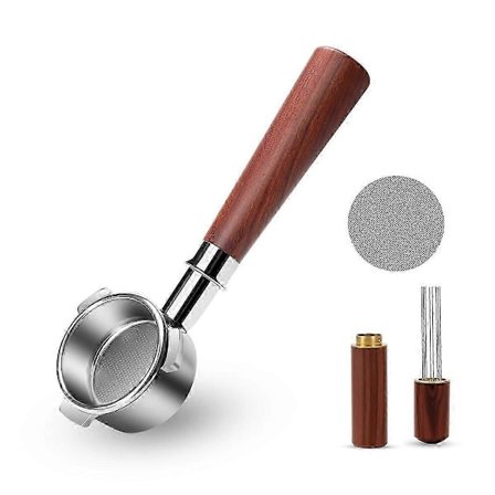 Bottenlöst Portafilter, 3 Öron Espresso Portafilter Tillbehörskit, för 54mm Sage Espressomaskin