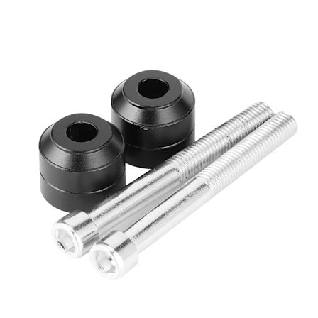 Pari 28mm ohjaustangon korotuspalat 20mm korkeus sopii F650 GS/TWIN F700 /GS F800 GS/ F800 GS AdventureMusta